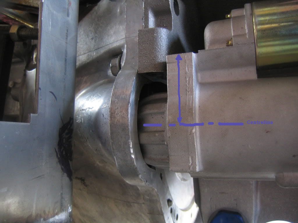 Starter motor / bell housing